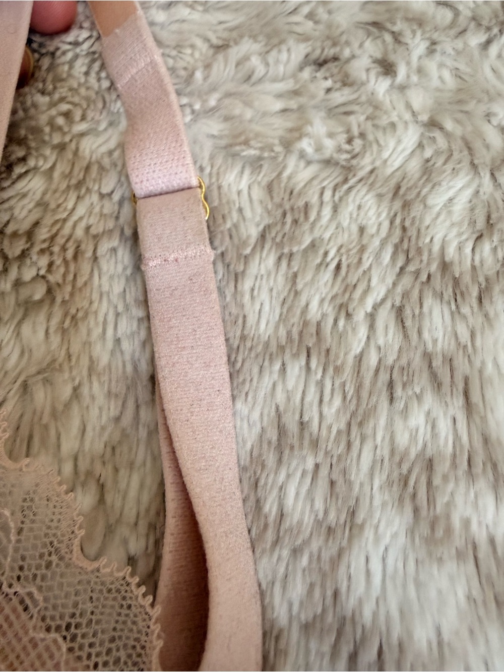 SOMA Women's Lace Wireless Bra in Blush Pink - Picture 4 of 9